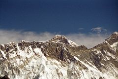 17 Tengboche - Nuptse, Everest, Lhotse Close Up From Hill Behind Tengboche